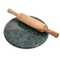 thumbnail image 1 of RBY Green Marble Roti Maker With 10 Inch Rolling Pin, Water-Resistant, 2 Count, 1 of 3