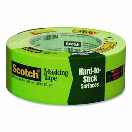 Green Masking Tape, 3" Core, 1.88 x 60 yds | Bundle of 5