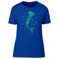 thumbnail image 1 of Green Mermaid Silhouette T-Shirt Women -Image by Shutterstock, Female x-Large, 1 of 2