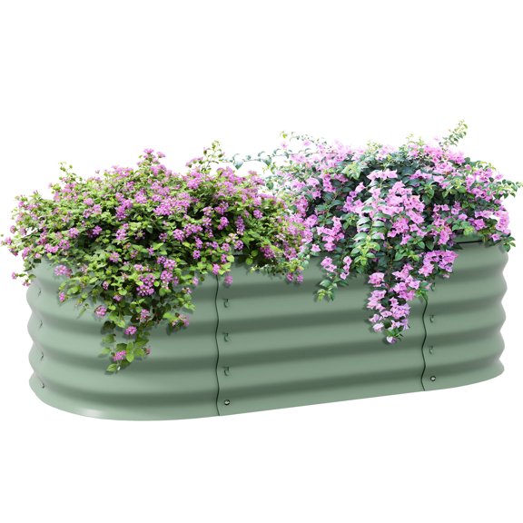Green Metal Box - Safety Seal on Top - Outdoor Planting Ground - Protect Hands While Working