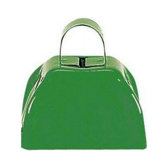 Green Metal Cowbell - 12 Pack
