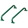 thumbnail image 1 of Green Metal Safety Grab Handles Set, Kids Outdoor Play House Hand Grip Bars for Jungle Gym Playground Set Accessory, 1 of 6