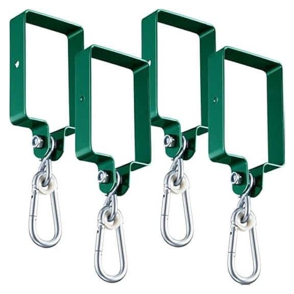 Green Metal Swing Set Accessories 5.78 x 3.8 in: Perfect for Backyard Fun!