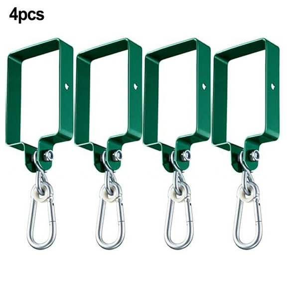 Green Metal Swing Set Accessories 5.78 x 3.8 in: Perfect for Backyard Fun!