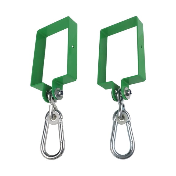 Green Metal Swing Set Accessories 5.78 x 3.8 in: Perfect for Backyard Fun!