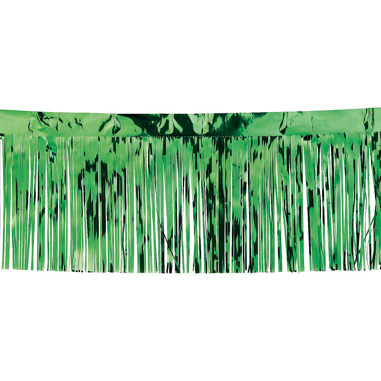 Green Metallic Float Fringe (10Ft) - Party Decor - 1 Piece