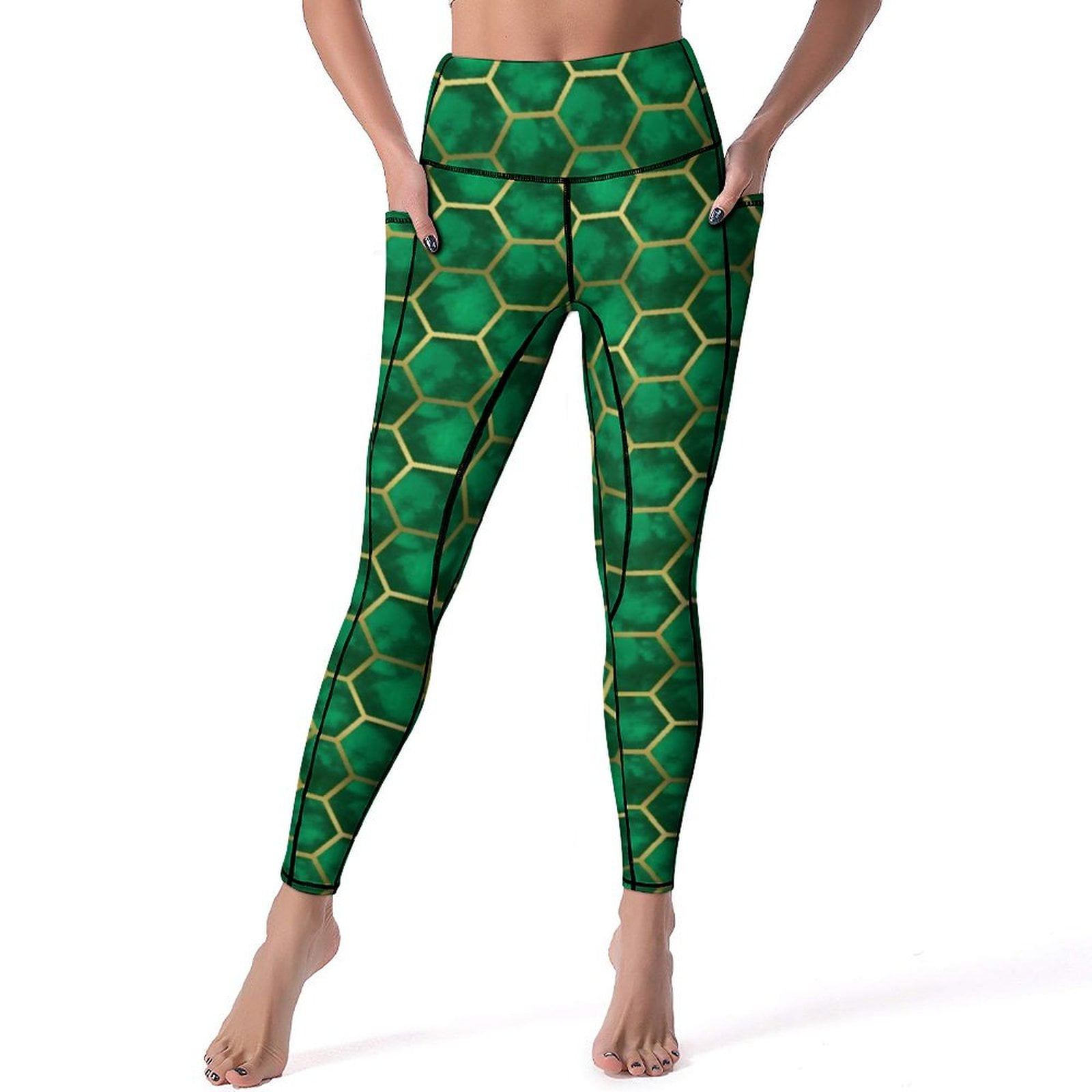 Metallic green tights sale