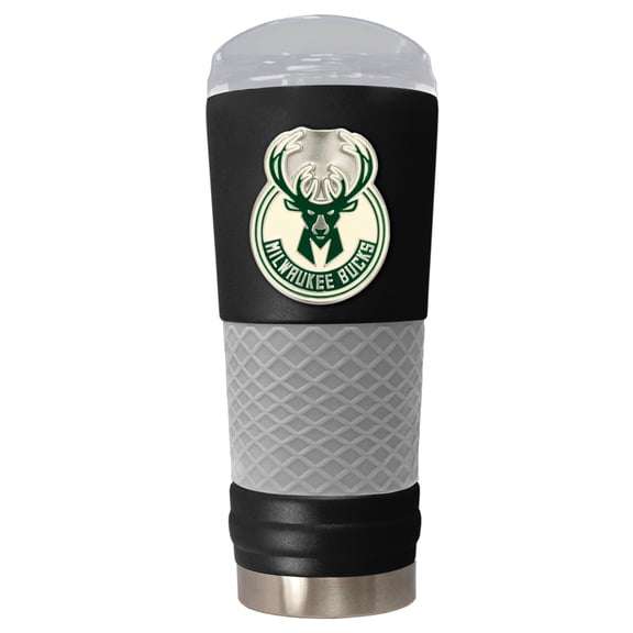 Green Milwaukee Bucks 24oz. Powder Coated Draft Travel Mug