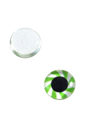 Green Mint Candy Glass Eyes