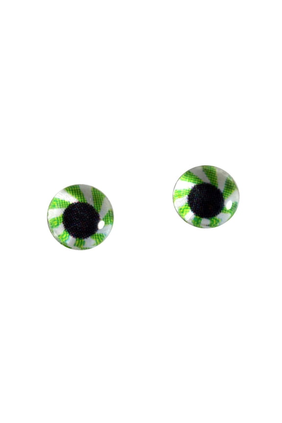 Green Mint Candy Glass Eyes