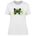 thumbnail image 1 of Green Monarch Butterfly T-Shirt Women -Image by Shutterstock, Female Medium, 1 of 2