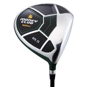 Green Money Club Driver High Launch Massive 520cc 10.5  Head Size Short Mens Minus 1 Inch Under Standard Length Right Handed ONLY Golf Regular R Flex Graphite Shaft
