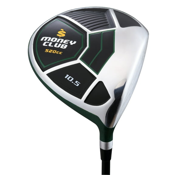 Green Money Club Driver High Launch Massive 520cc 10.5 Head Size Short Men's Minus 1 Inch Under Standard Length Right Handed ONLY Golf Regular R Flex Graphite Shaft