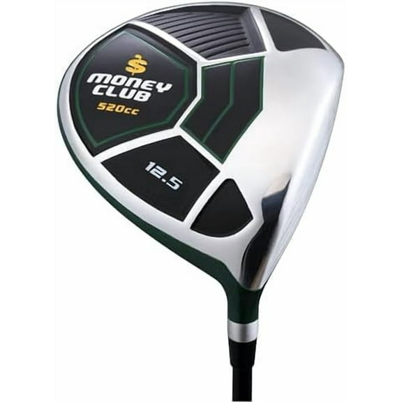 Green Money Club Driver High Launch Massive 520cc 12.5 Head Size Senior Short Mens Minus1 Inch Under Standard Length Right Handed ONLY Golf Senior A Flex Graphite Shaft$$Sport & Recreation Other