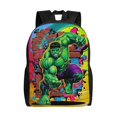 thumbnail image 1 of Green Monster Hero Anime Backpack for Adults, Water Resistant Oxford Bag with 15 Inch Computer Sleeve, 1 of 6