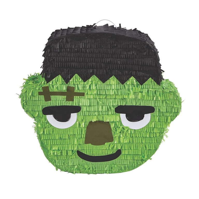 Halloween Zombie Piñata – 16x16x4 Inches, Pre-Assembled, Fill With Candy & Toys For Spooky Parties
