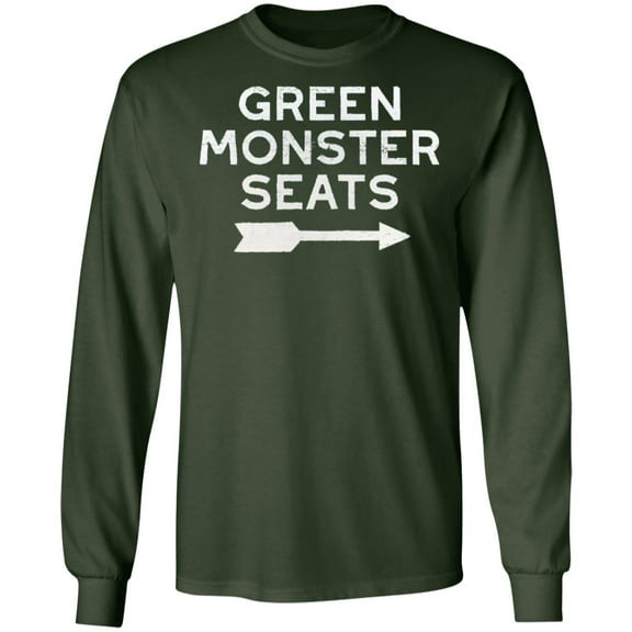Green Monster Seats Long Sleeve T-Shirt