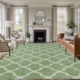 thumbnail image 1 of Green Moroccan Area Rug 5x7 Washable Rug Non Slip Morocco Boho Ethnic Abstract Geometric Large Area Rug Soft Stainresistant Indoor Floor Carpet for Living Room Bedroom Home Office Dining Room Nursery, 1 of 8