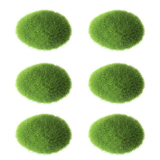 BYHER Moss Balls, 18 PCS Decorative Balls for Centerpiece Bowls - 6pcs 3.2  Natural Dried Balls+ 12pcs 2 Green Moss Balls Vase Bowl Filler (Set of