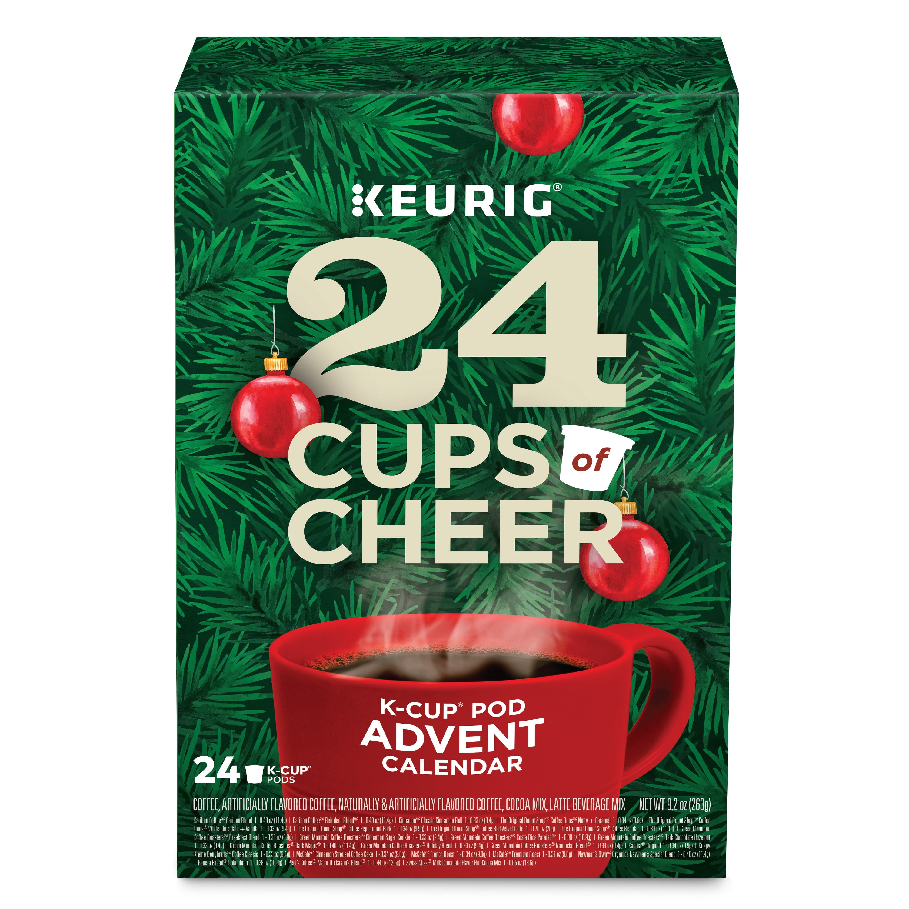 Green Mountain 24Ct KCup ADVENT CALENDAR 2022