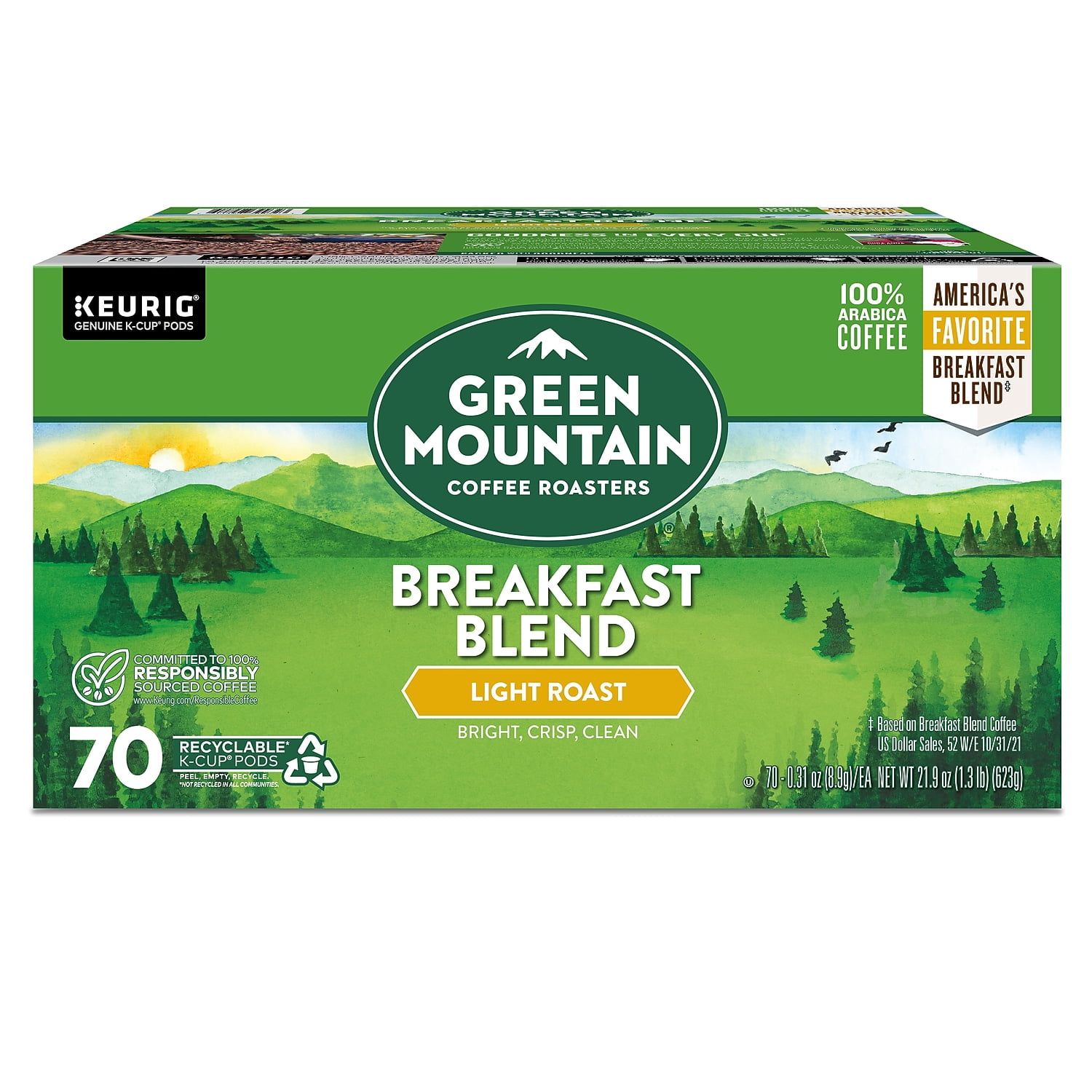 Green Mountain Coffee Roasters�� K-Cup Breakfast Blend Coffee