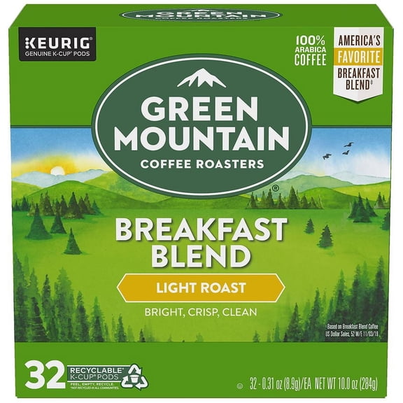 Green Mountain Breakfast Blend Light Roast Coffee Breakfast Blend, 32 oz 32.0ea