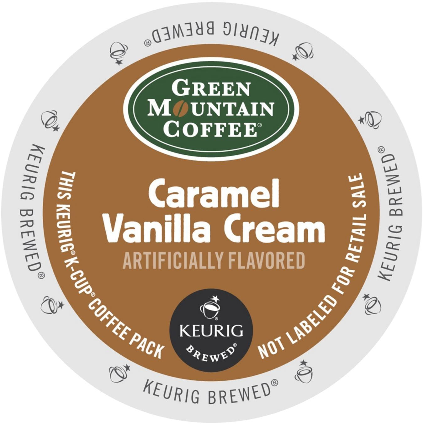 Green Mountain Caramel Vanilla Cream Coffee, KCup Portion Pack for Keurig Brewers 96 Count