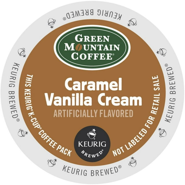 Green Mountain Caramel Vanilla Cream Coffee, KCup Portion Pack for