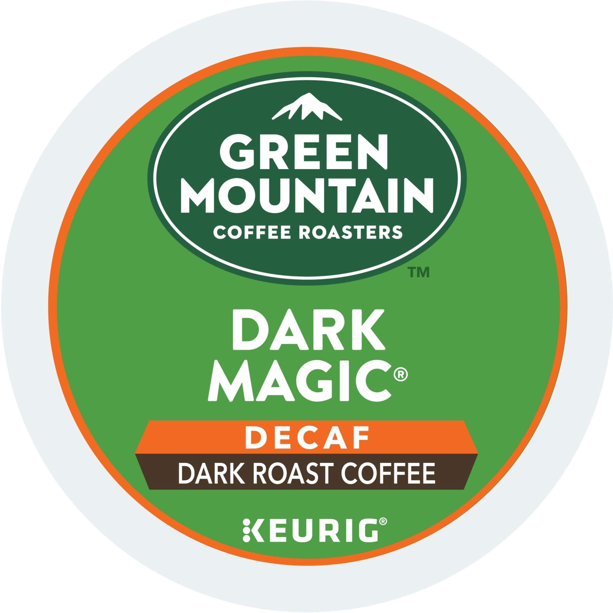 Green Mountain Coffee Dark Magic Decaf Keurig K-Cups Coffee, 12