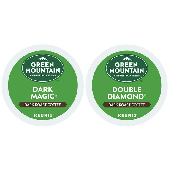 Green Mountain Coffee -- Dark Magic & Double Black Diamond -- Extra Bold Variety Pack 48 K-Cups For Keurig Brewers