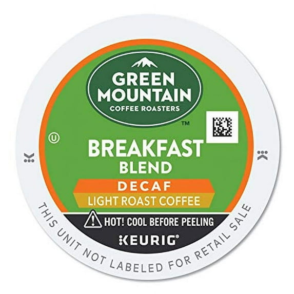 Green Mountain Coffee Roasters Breakfast Blend Decaf Light Roast K-Cup - 24 Count