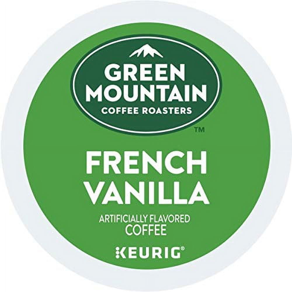 green mountain coffee, french vanilla, single-serve keurig k-cup pods, light roast coffee, 48 count (2 boxes of 24 pods)