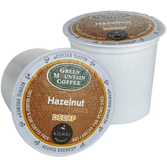 Green Mountain Coffee Hazelnut Decaf K-Cups for Keurig Brewers - 18 K-Cups
