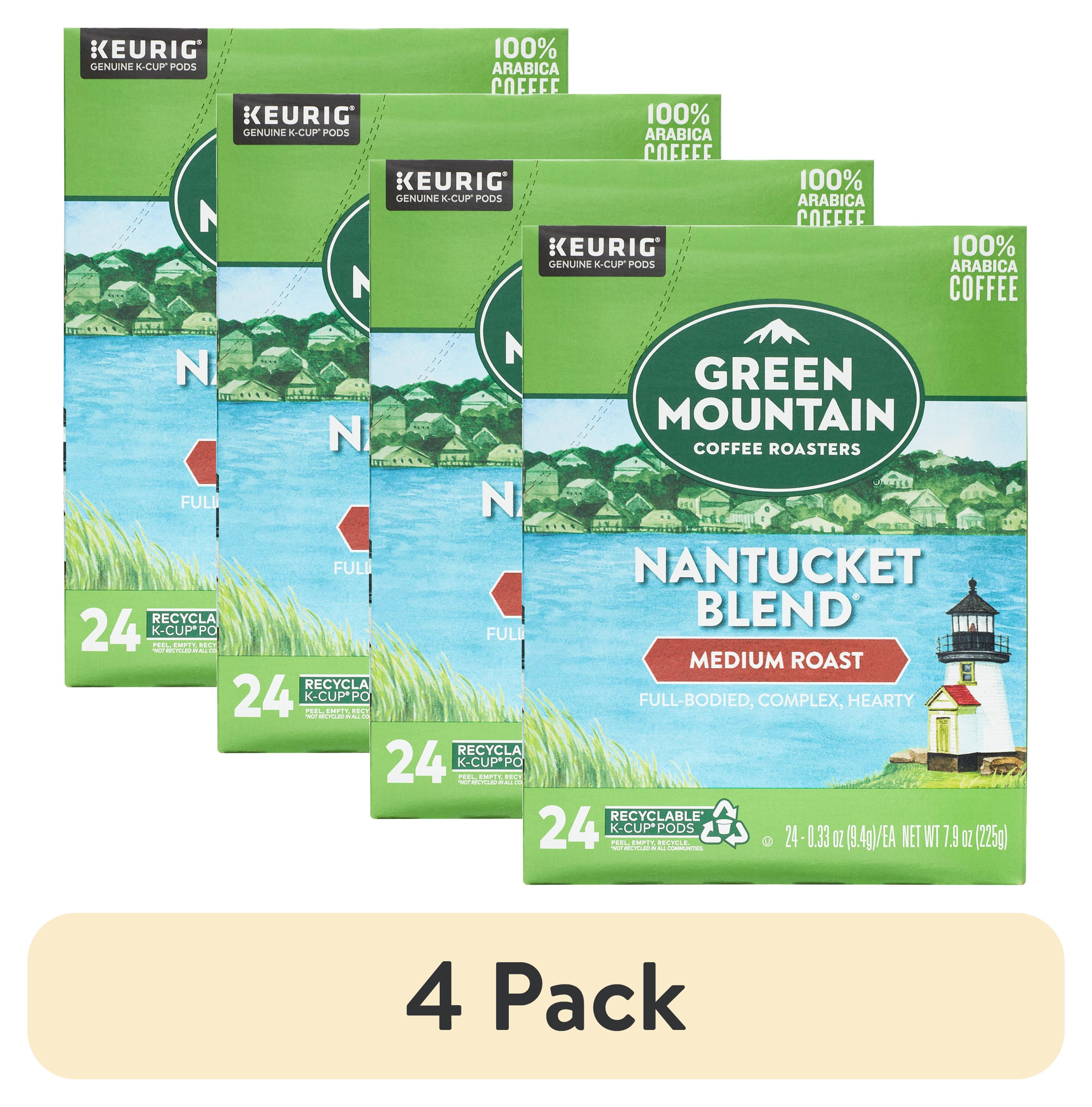 (4 pack) Green Mountain Coffee Roasters, Nantucket Blend Medium Roast K