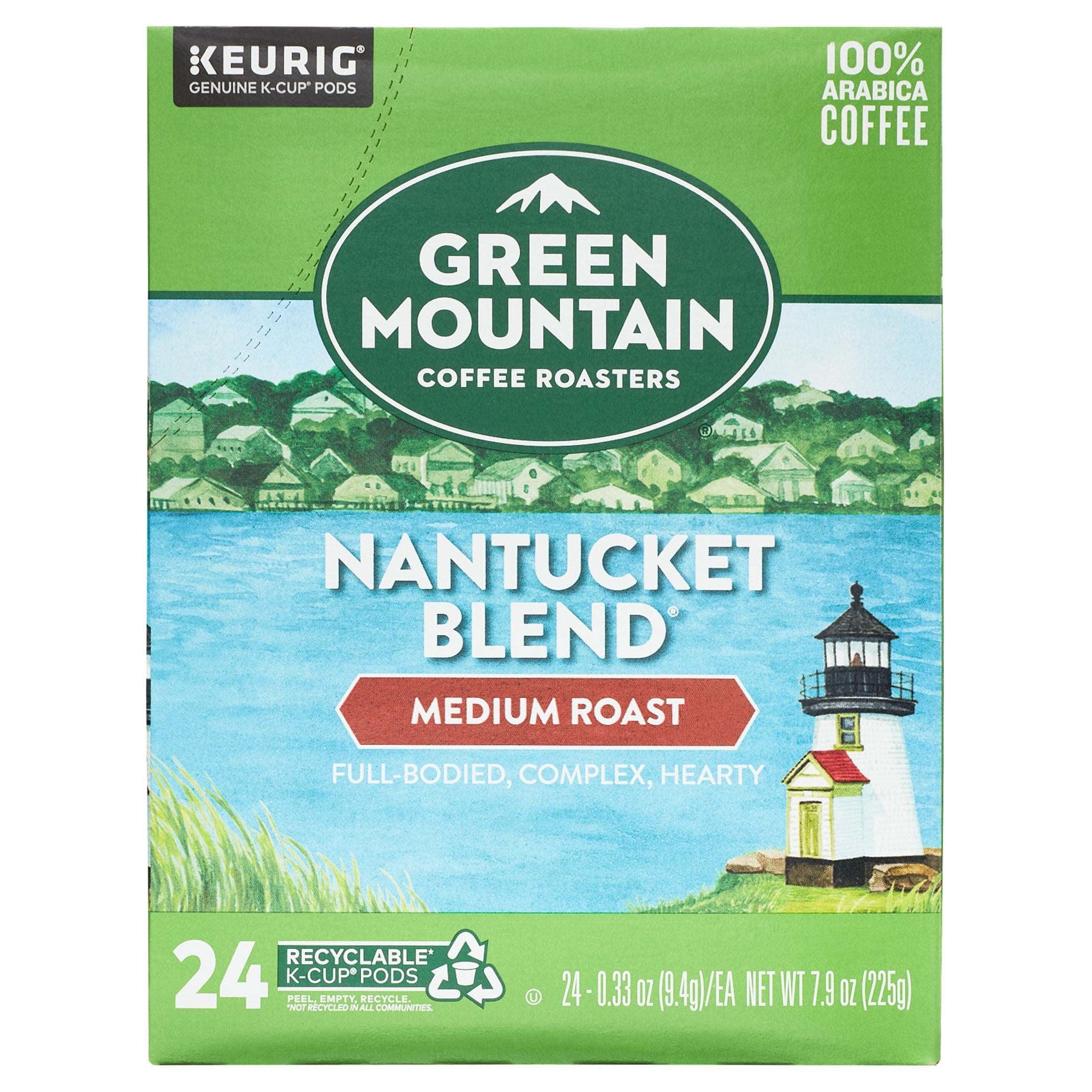 Green Mountain Coffee Nantucket Blend KCup Pods, Medium Roast, 24