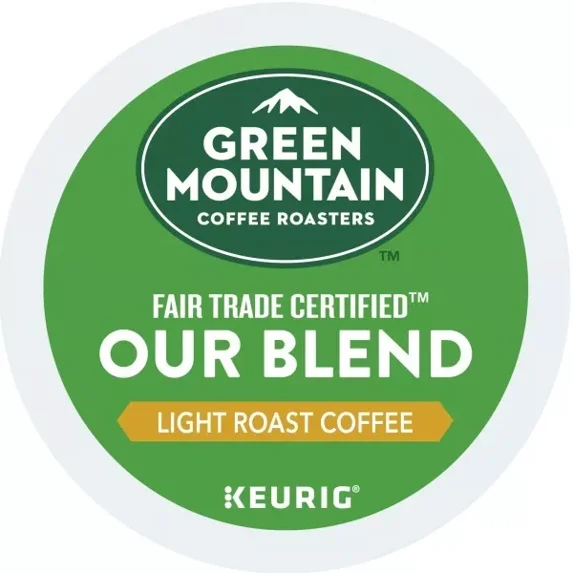 Green Mountain Coffee Our Blend, K-Cup Pod, Light Roast, 24 Count