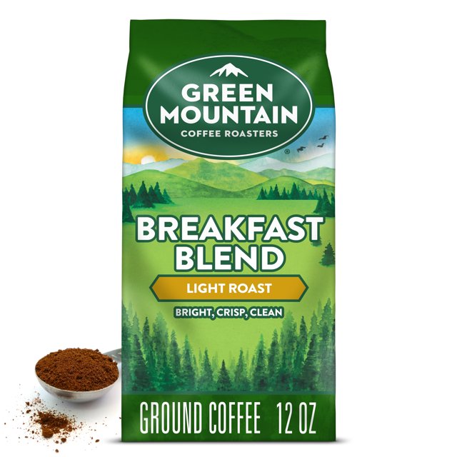 Green Mountain Coffee Roasters Breakfast Blend, Light Roast, Ground ...