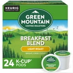 Green Mountain Coffee Roasters Breakfast Blend, Single-Serve Keurig K-Cup Pods, Light Roast Coffee, 24 Count