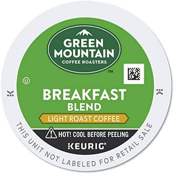 Green Mountain Coffee Roasters Breakfast Blend Light Roast Coffee - K-Cup Pods - 24 Ct — Residential Use, Standard Application