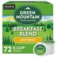 thumbnail image 1 of Green Mountain Coffee Roasters Breakfast Blend Single-Serve Keurig K-Cup Pods, Light Roast Coffee, 72 Count, 1 of 8