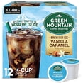 thumbnail image 1 of Green Mountain Coffee Roasters Brew Over Ice Vanilla Caramel, Single Serve Keurig K-Cup Pods, Flavored Iced Coffee, 12 Count, 1 of 3
