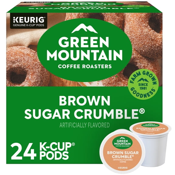 Green Mountain Coffee Roasters, Brown Sugar Crumble Light Roast K-Cup Coffee Pods, 24 Count