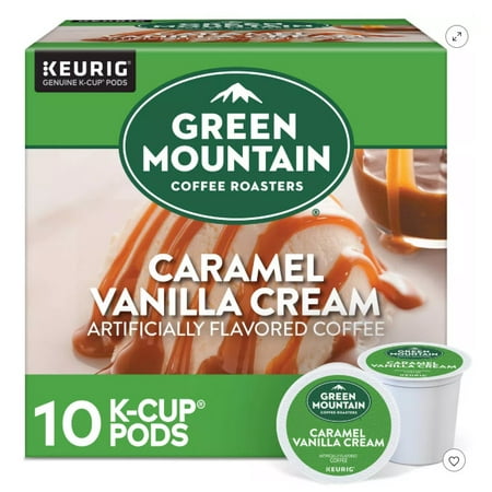 Green Mountain Coffee Roasters Caramel Vanilla Cream, 10 Count