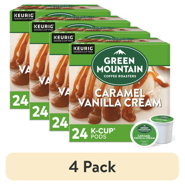 Green Mountain Coffee Roasters, Caramel Vanilla Cream Light Roast KCup
