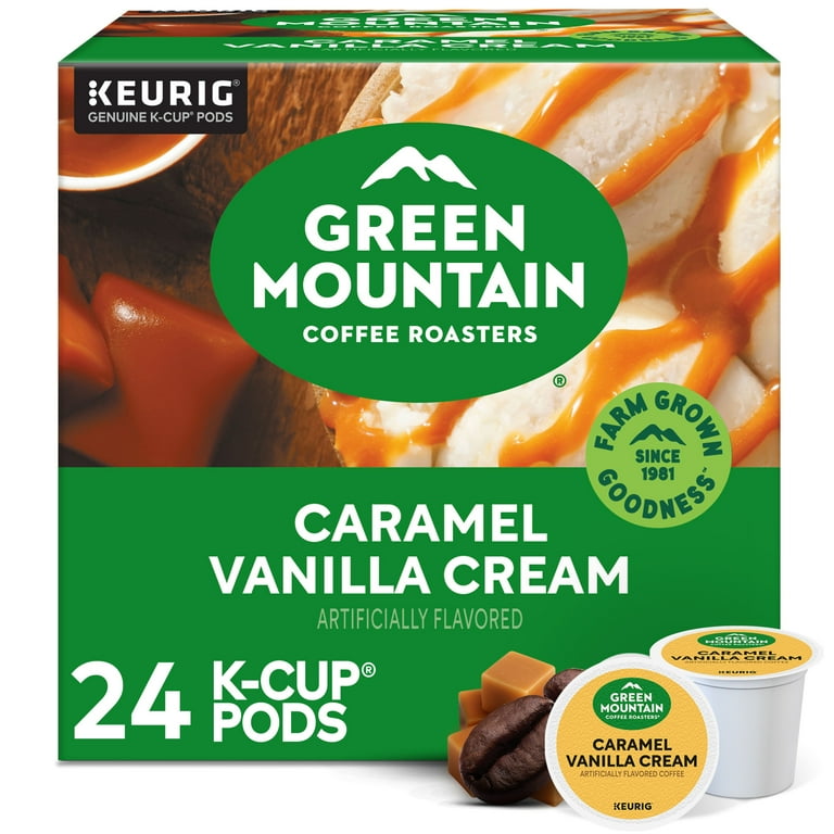 Free Shipping! Green Mountain Coffee Roasters Caramel Vanilla