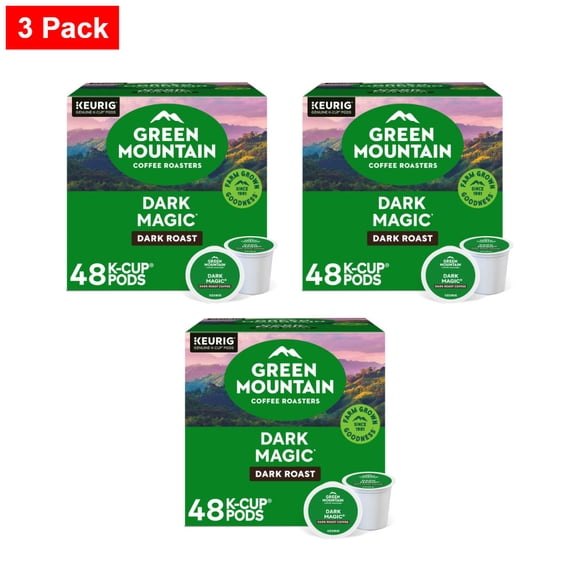 Green Mountain Coffee Roasters Dark Magic Dark Roast K-Cup Coffee Pods 48 ct - 3 Pack