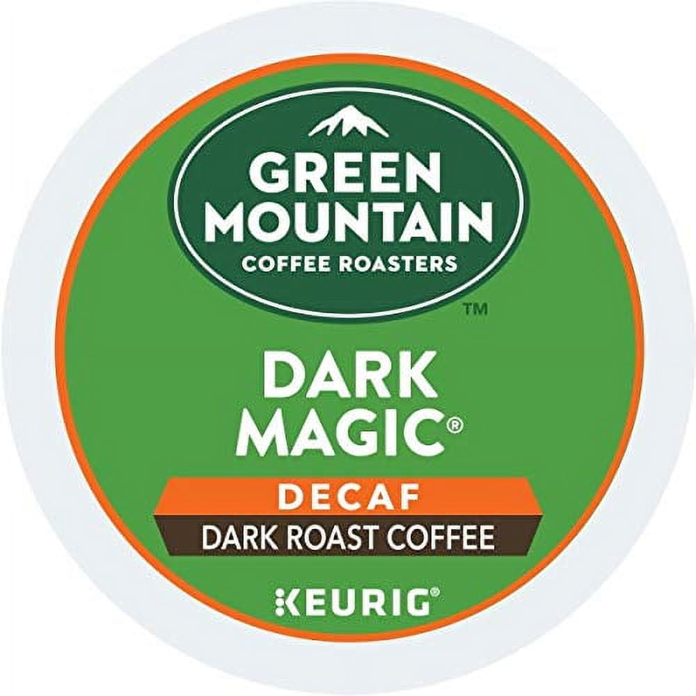 Green Mountain Coffee Roasters .. Dark Magic Decaf, Single-Serve .. Keurig K-Cup Pods, Dark .. Roast Coffee, 12 Count .. (Pack of 6)