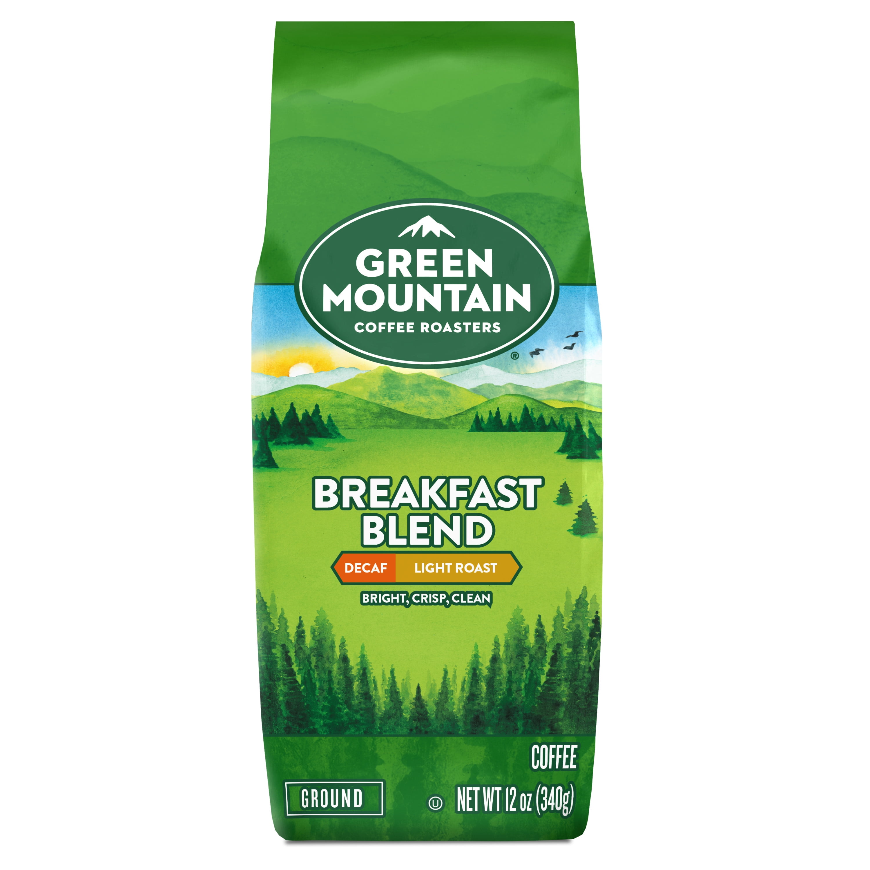 Green Mountain Coffee Roasters Decaf Breakfast Blend, Light Roast ...