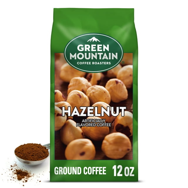 Green Mountain Coffee Roasters Hazelnut, Light Roast, Ground Coffee, 12