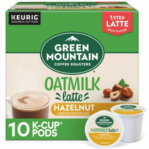 Green Mountain Coffee Roasters Hazelnut Oatmilk Latte Medium Roast K-Cup Coffee Pods